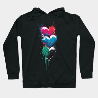 Stacked Hearts Hoodie